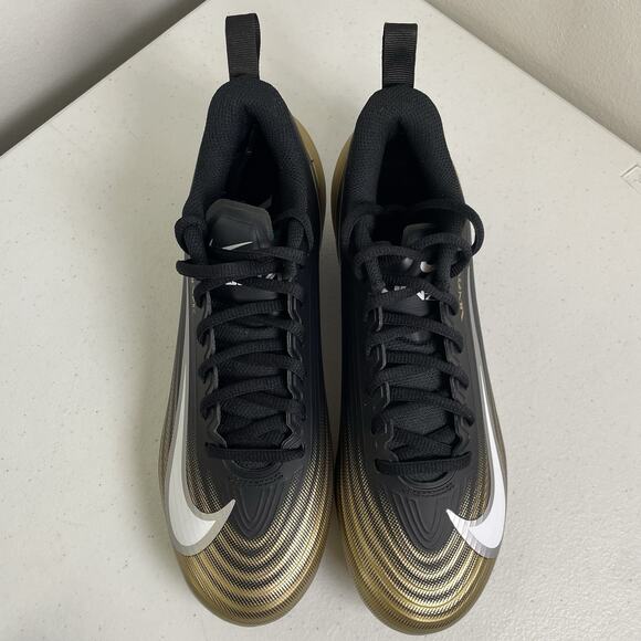 Nike Men Size 7.5 Soccer Cleats Black Gold New Open Box FB3303-003 Vapor Speed 3 - Picture 5 of 9